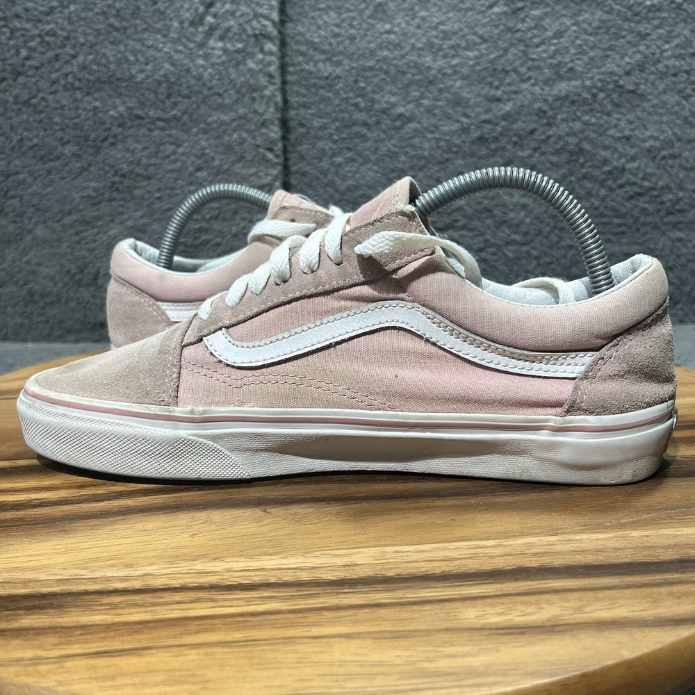 Vans Of The Wall Old‎ Skool Rose Pink Shoes Sneakers Mens 8.5 Women's 10 - Picture 7 of 12